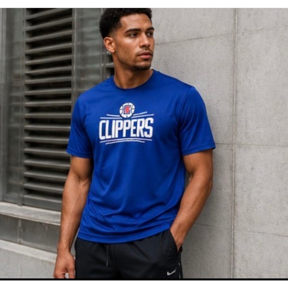 Under Armour NBA Combine HeatGear Los Angeles Clippers Performance Shirt XL Blue